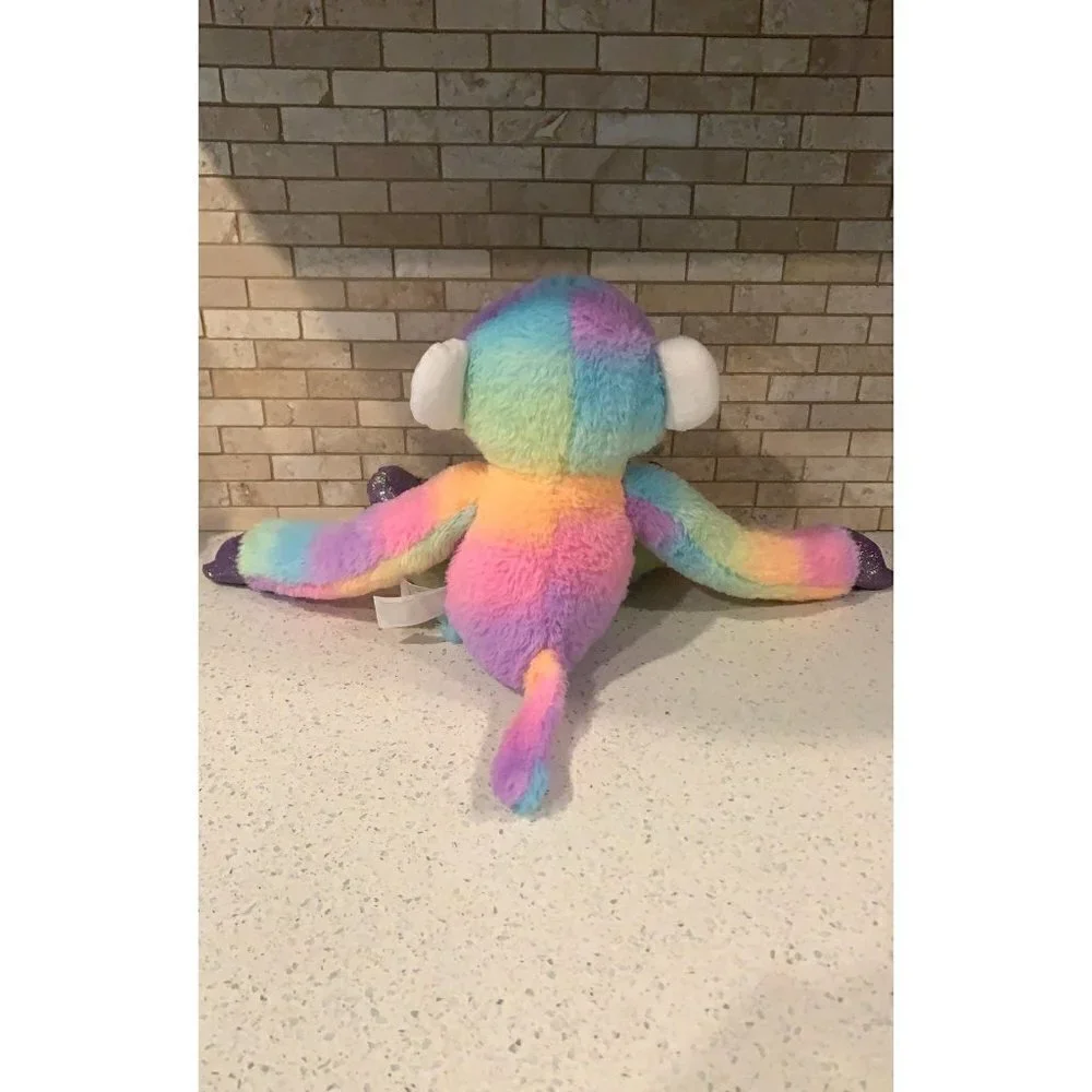 Rainbow Tie-dye monkey‎ Plush b32